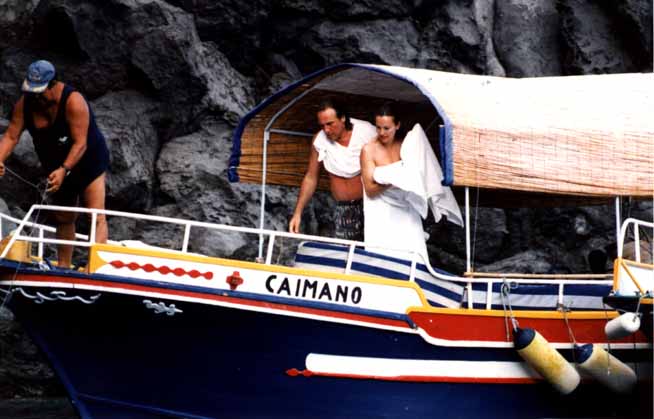 Pantelleria VIP Jerard Depardieu e Carole Bouquet
