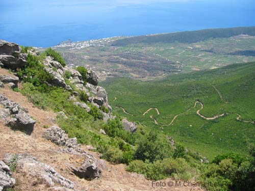 Pantelleria panorama mare da sentiero