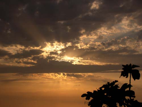 Pantelleria panorama : mare tramonto